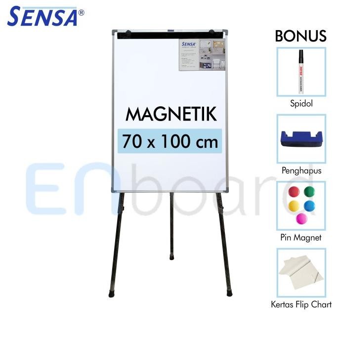 

TERMURAH - Flip Chart / Flipchart / Papan Presentasi Sensa 70 x 100 cm