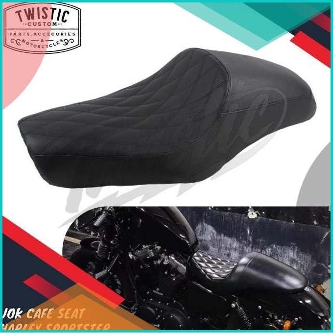 Jok Double Cafe Seat Hornet Americano Modern Style Motor Harley David