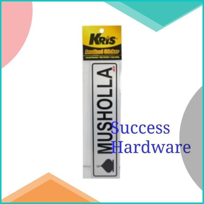 

KRIS STIKER ANODIZED MUSHOLLA 6X20 CM SIGN ANODIZED MUSHOLLA KRIS 6X2