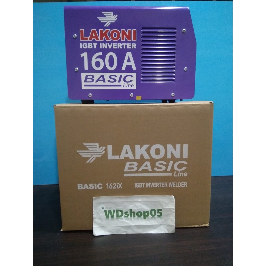 kosnew@ LAKONI BASIC 162IX Mesin Las 160 A Travo Las Listrik Inverter