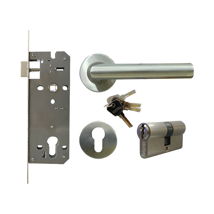 anyar ya@1 Handle Set / UNIKEY HRE 219.51 Stainless SUS 201 / PAKET GAGANG PINTU