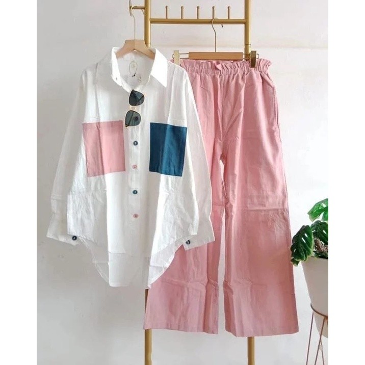 Setelan Wanita Set Viral Setelan Wanita Knit Korean One Set Setelan Wanita Korean Style Import Bangk