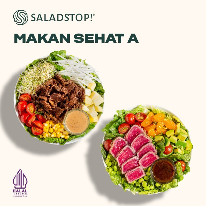 

Saladstop! New #Makansehatdirumah A ( Healthy Salad Bundle ) Promo