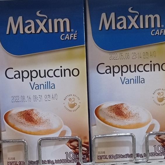 

^^^^^] maxim cappuccino vanilla coffee 130gr