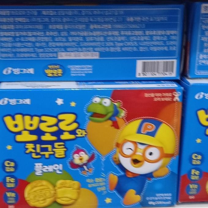 

=====] binggrae pororo & friends plain biscuit 65gr