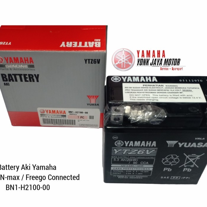 Battery Aki Batre Accu Yamaha All New N-max 2022 / Freego BN1-H2100-00