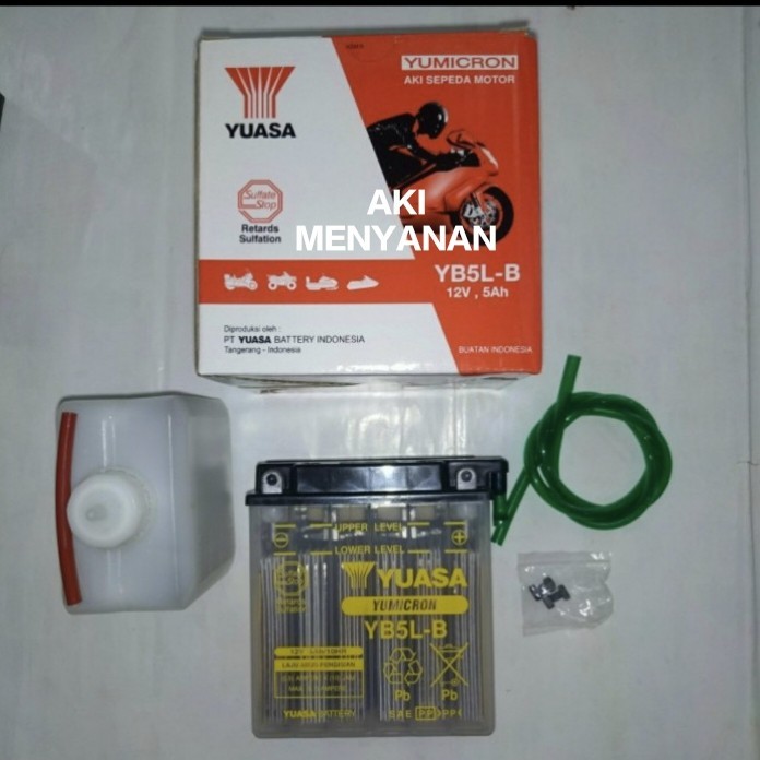 Aki Motor Yuasa YB5LB