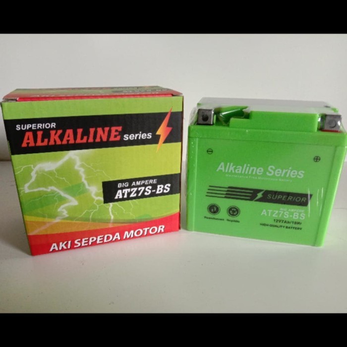 Aki Alkaline GTZ7S Motor Satria, Vario 125, 150,