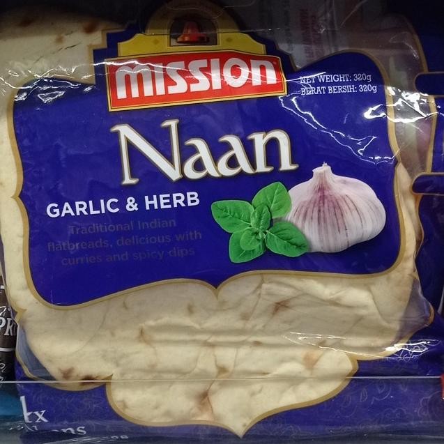 

Buruan beli] mission naan garlic & herb 320gr
