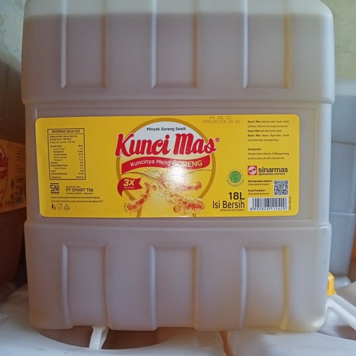 

Minyak Goreng Kunci Mas Jerigen 18L Terbaik