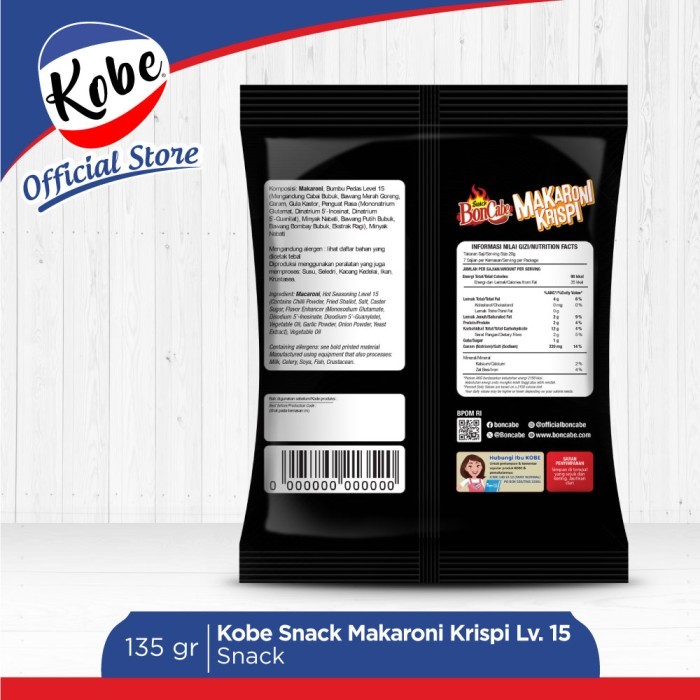 

Snack Boncabe Makaroni Krispi Lv 15 1 Karton Isi 16 Pcs Terlaris