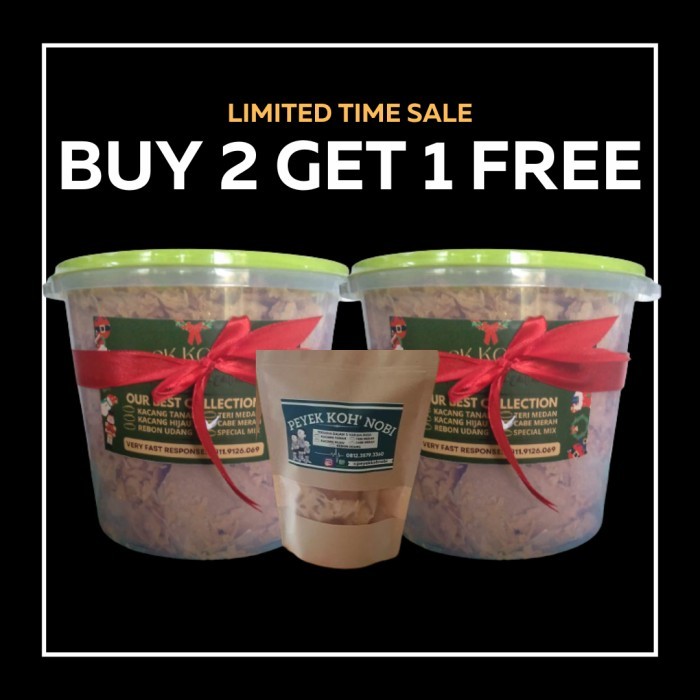 

Peyek Buy 2 Get 1 Free Terbaru
