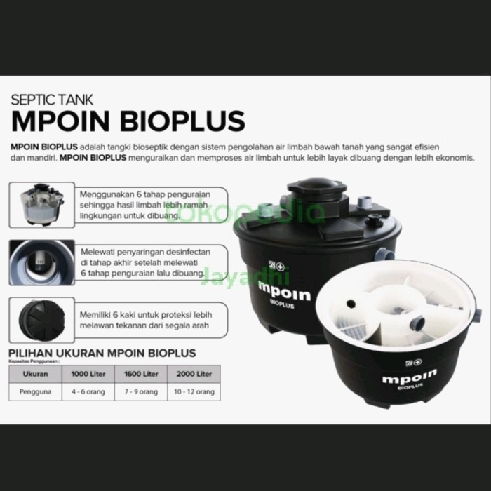 :::::::] Tangki Septik Tank Mpoin Bioplus