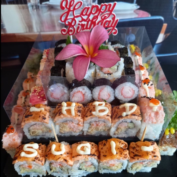 

Sushi Ultah Matang/Sushi Cake Murah Fresh Halal Promo