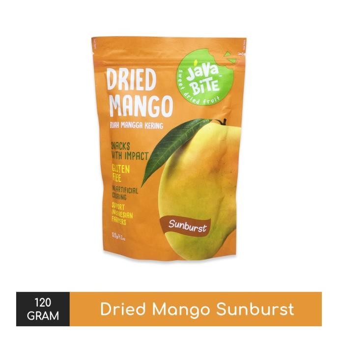 

Dried Mango Sunburst / Buah Mangga Kering Java Bite 120gram