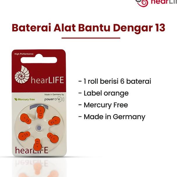 Baterai Alat Bantu Dengar 13