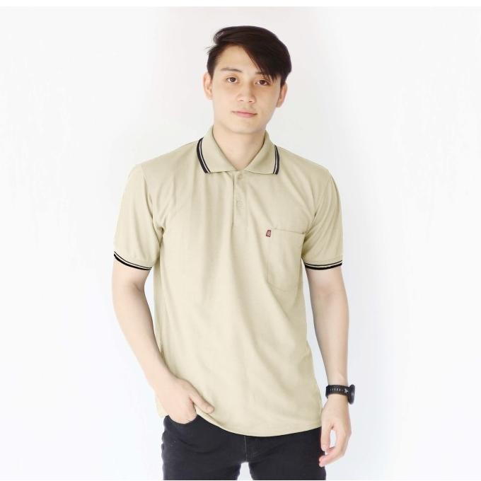 KAOS POLO KERAH WANGKI PRIA DEWASA SAKU LENGAN PENDEK LAKOS PIQUE