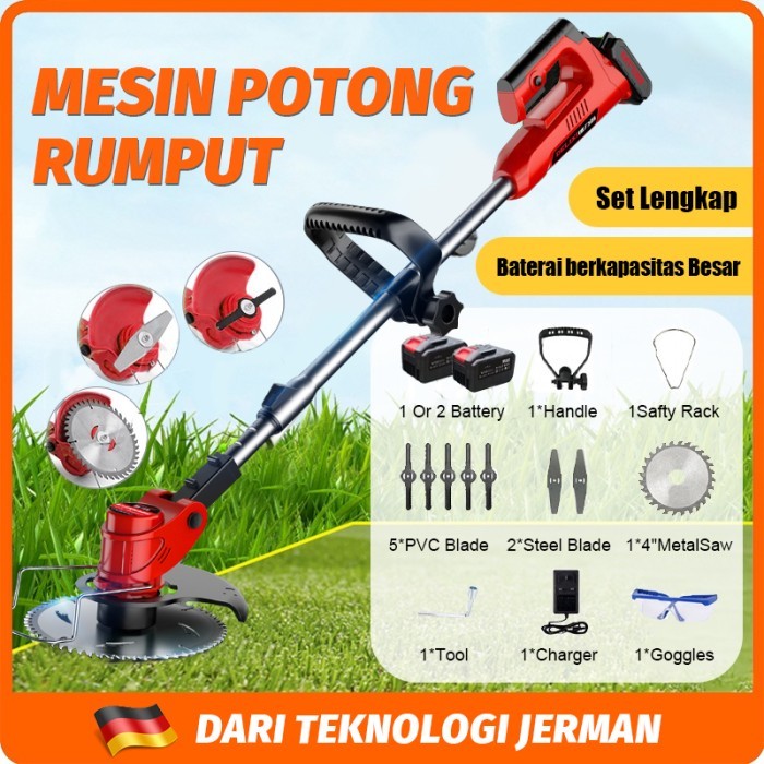 Promo Mesin Potong Rumput 48V Mesin Pemotong Rumput Baterai Taman