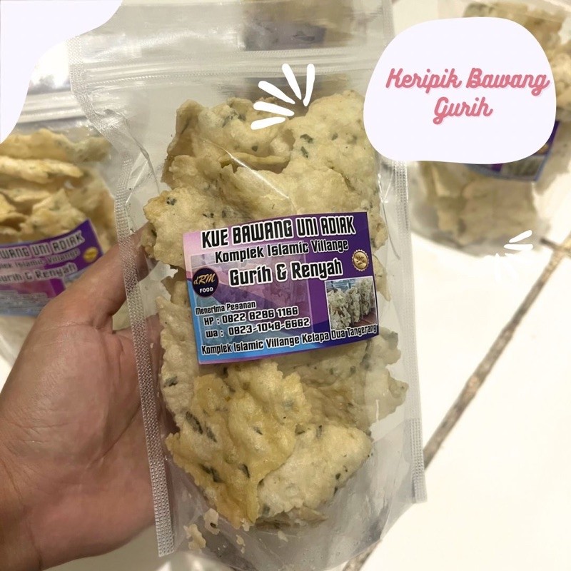 

Keripik Bawang Uni Adiak