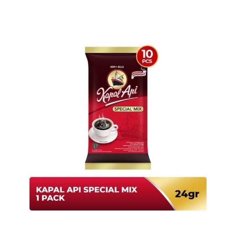 

Kopi Kapal Api Special Mix 1 renceng 24gr x 10 sachet _arissyahputra629