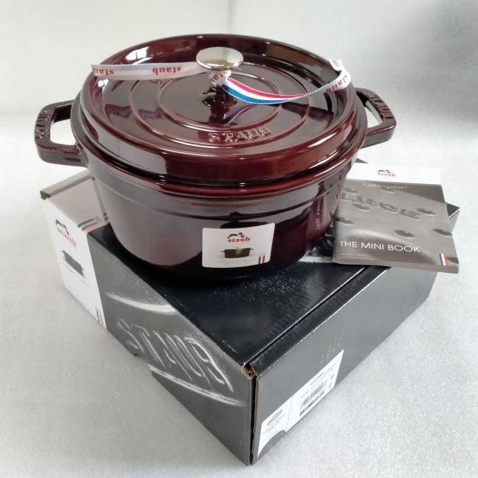 TERLARIS - original France STAUB 24cm Round Cast Iron Cocotte