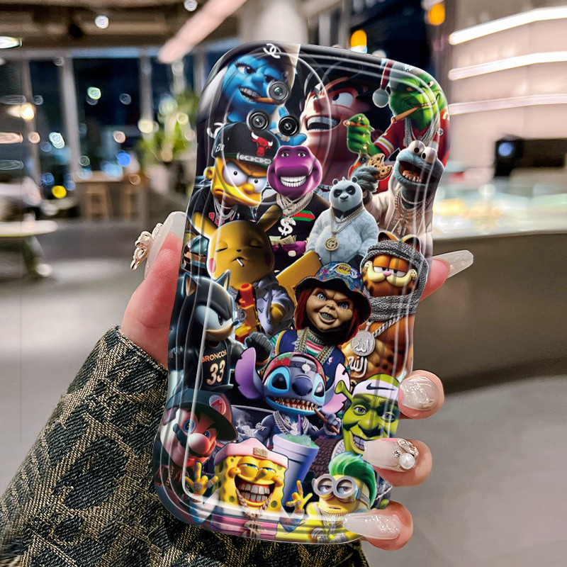 Casing Hp Untuk Xiaomi POCO F4 POCO F4 GT POCO F5 POCO F6 5G Case Casing Softcase kartun Anime HP Ke