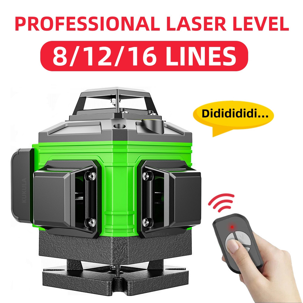 

Level Laser Green Lines Profesional 8/12/16 Garis Perata Otomatis Presisi Tinggi |jXy0OXly|