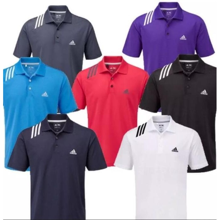 KAOS KERAH PRIA PREMIUM / KAOS POLO SHIRT ADIDAS / SIZE M-L-XL-XXL