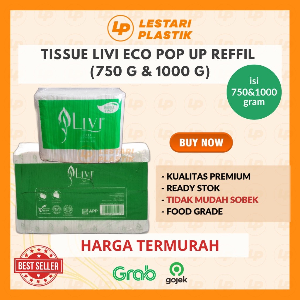 

Livi ECO POP UP TISSUE (550G & 1000g) | Tisu Wajah isi ulang Eco | 2 lapis |9JwNYIfM|