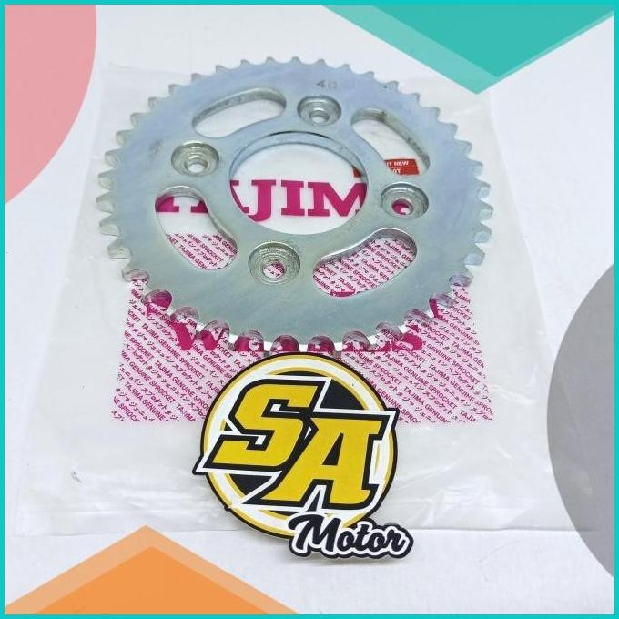 GEAR GIR BELAKANG SUPRA FIT NEW UKURAN 428-40T GOOD QUALITY TAJIMA 14
