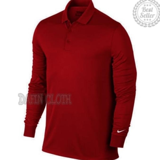 KAOS KERAH PRIA POLO SHIRT LENGAN PANJANG NIKE FASHION SPORTY GOLF