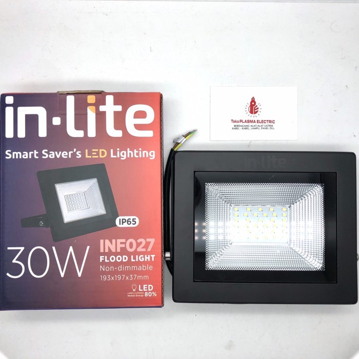 Terbaru Lampu Sorot Led Inlite In-Lite 30W 30 W 30Watt 30 Watt