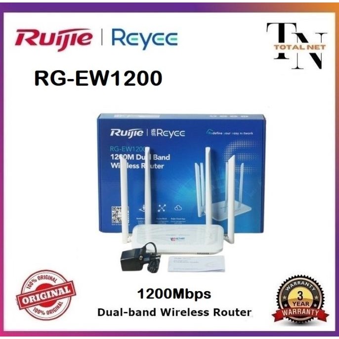 TERBARU - RG-EW1200 Dual-band Wireless Router RG EW1200