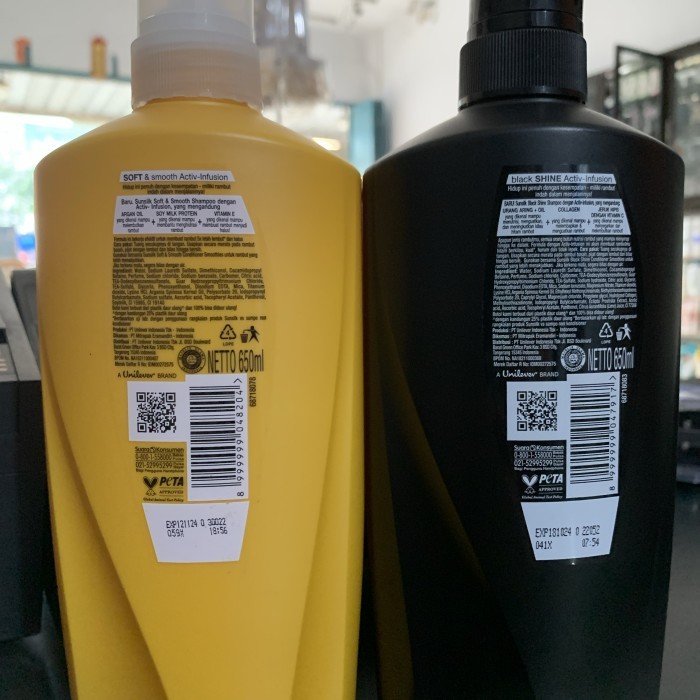 

Terbaru Sunsilk Shampoo 650Ml Pump Soft & Smooth Black