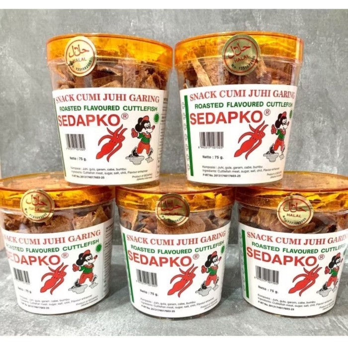 

Terbaru Sedapko Snack Cumi Juhi Garing 75Gram / Snack Abon Juhi Sedapko
