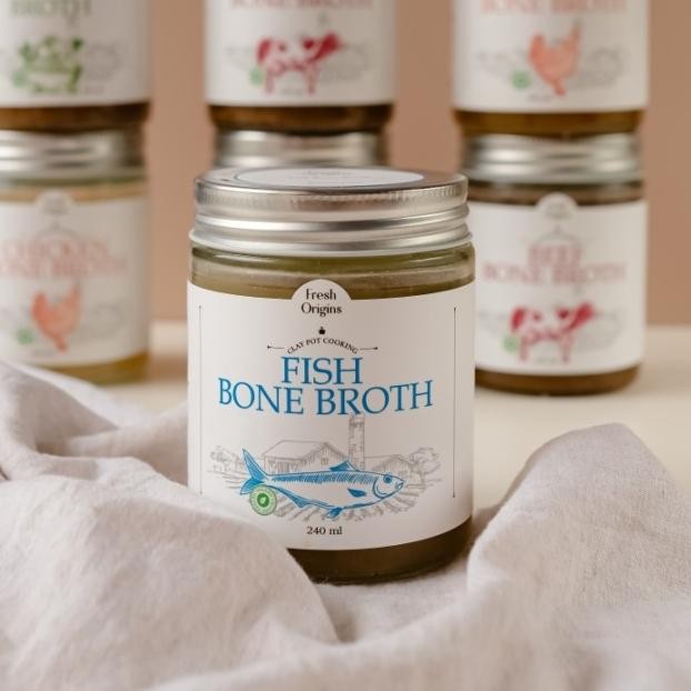 

Organic Fish Bone Broth | Kaldu Ikan Organik | Kaldu Mpasi