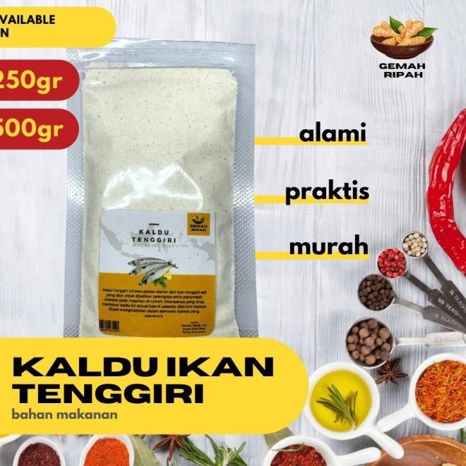 

Kaldu Ikan Tenggiri Bubuk Bubuk 250Gram 500Gram Bumbu Kaldu Ikan