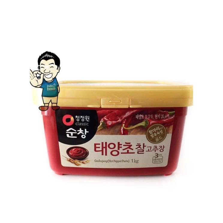 

Daesang Sunchang Gochujang- Cabe Pasta Korea- Hot Pepper Paste 1Kg