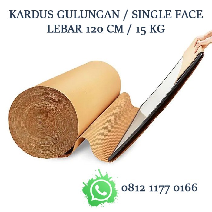 

Kardus Gulungan Single Face 120 cm