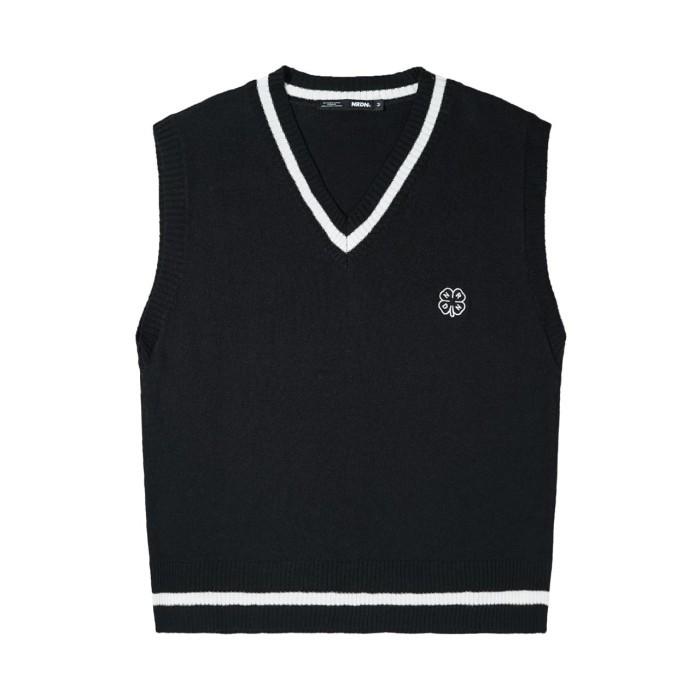 NRDN Clothing Sweater CLOVER VEST KNITWEAR BLA