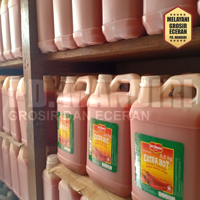 

DELMONTE 5,5KG EXTRA HOT / DEL MONTE / 5,5 KG / SAMBAL PEDAS