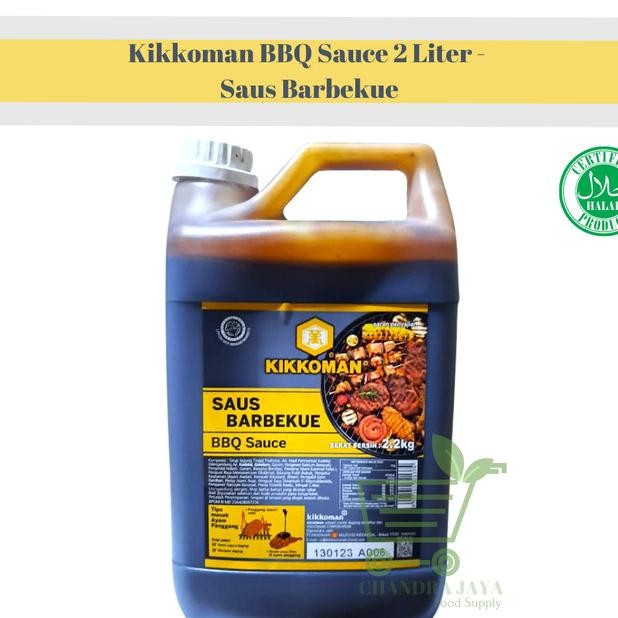 

Kikkoman Bbq Sauce 2 Liter - Saus Barbekue
