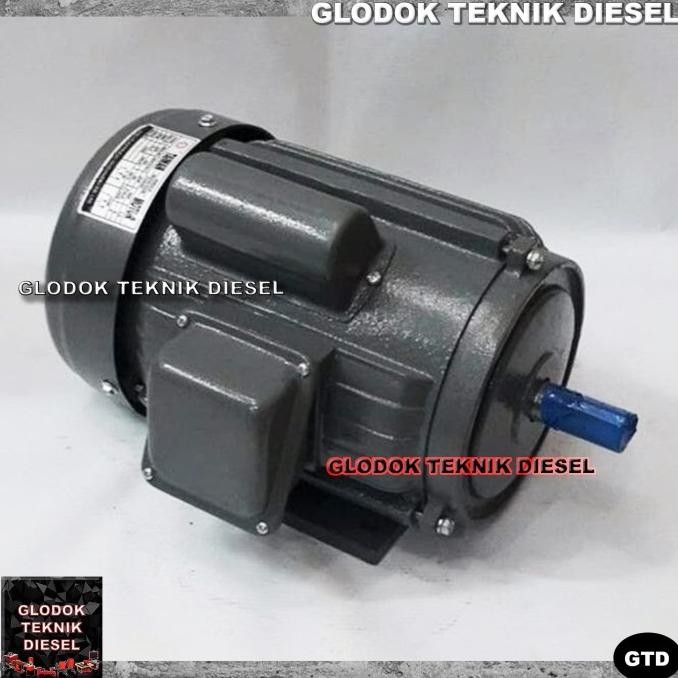 Dinamo Motor 2 Hp Jiayu Taiwan 2 & 4 Pole 1 Phase Full Tembaga Ori - Superior2800Rpm Bagus