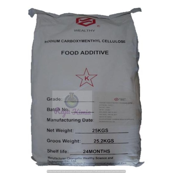 

Cmc / Carboxy Methyl Cellulose / Pengental Makanan - 500 Gr Atau 1 Kg