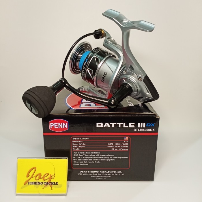 Penn Battle III 4000 DX Reel Spinning Alat Pancing Mancing