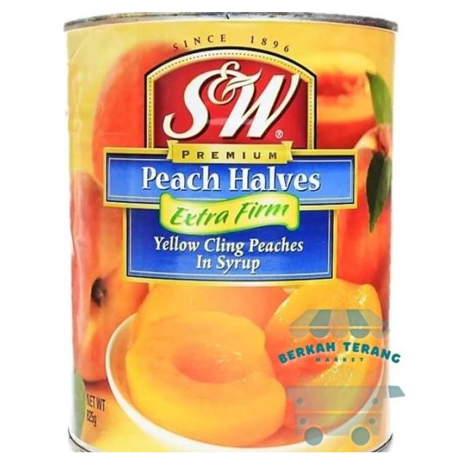 

Sw Peach Haes In Syrup 825Gr / Buah Peach Kaleng