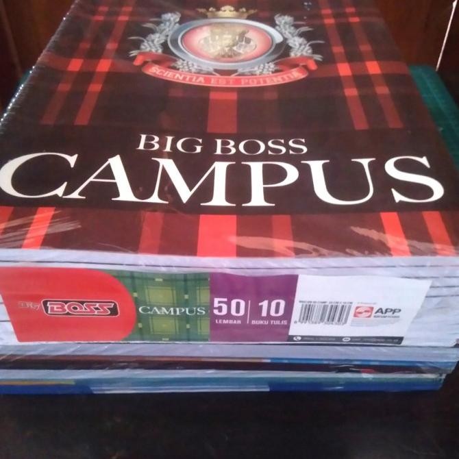 

Sale Buku Tulis Sidu 50 Lembar Big Boss Campus Per Pak Isi 10 Pcs