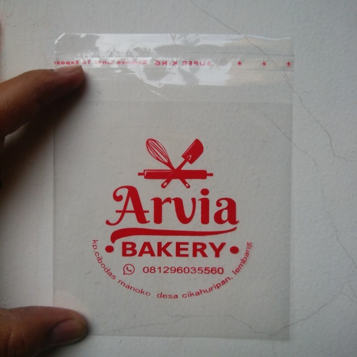 

PLASTIK OPP Uk 1010m SABLON CUSTOM DESAIN (Per 1000 pcs)