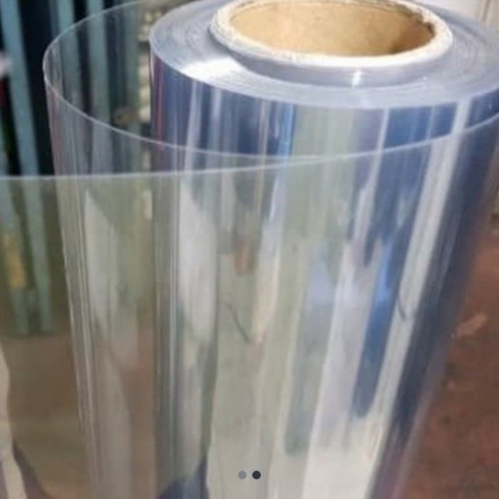 

plastik mika kaku bening 0,12mm 140cmx50mtr