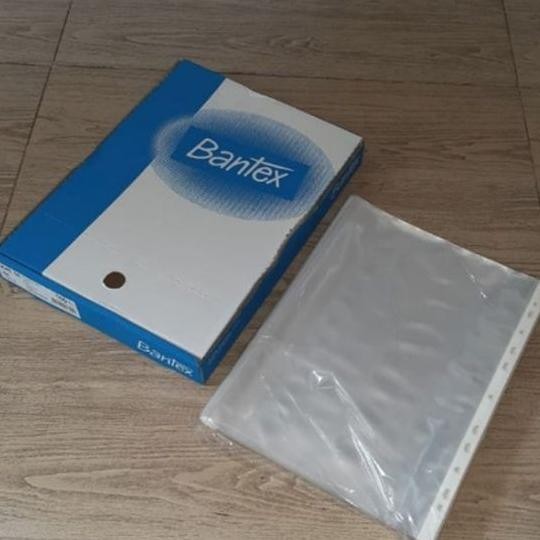 

TERBARU - PP Pocket Sheet Protector A4 Bantex isi 100